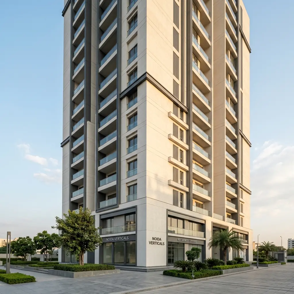 Modern residential tower